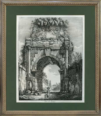 [Россини Л. Арка Друза, по которой проходил Антонианский трубопровод. Рим, 1819]. Roma, 1819.